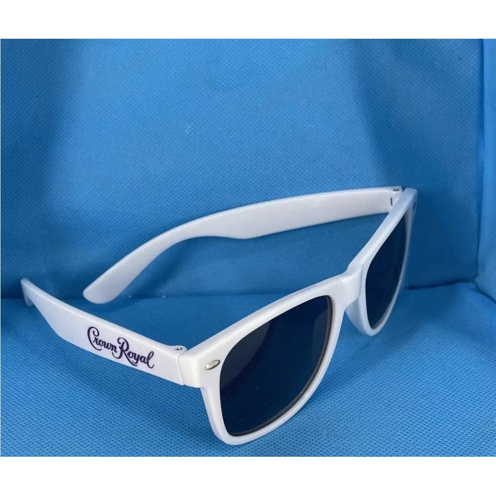 Crown Royal Sunglasses *NEW* White With Purple Lettering